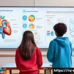 청소년 성교육 필수 내용 - **Prompt:** A diverse group of three teenagers, two girls and one boy, aged 15-16, gathered around a...